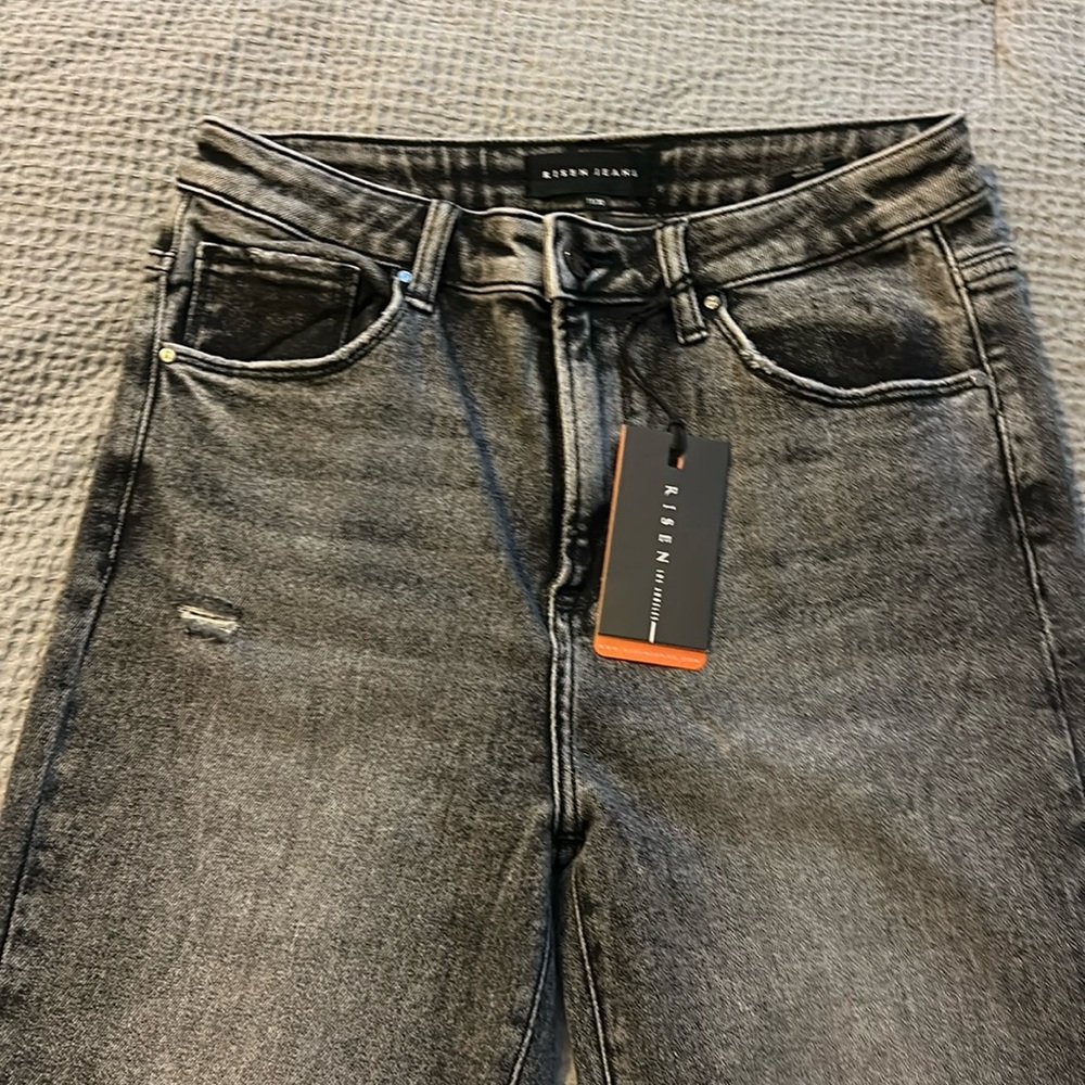 New with tags! Womens risen acid black jeans